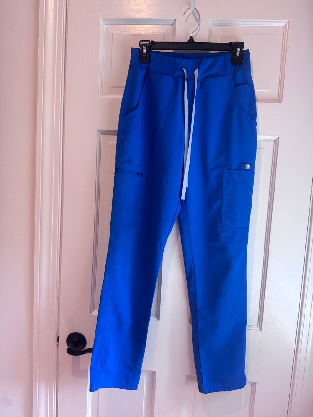 FIGS Yola Skinny Scrub Pants Royal Blue Size Small